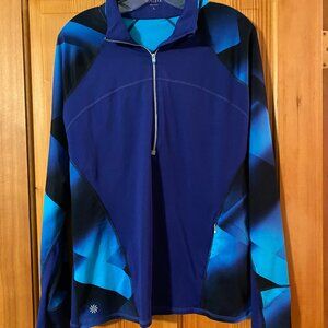 Athleta Pullover half-zip top; size large